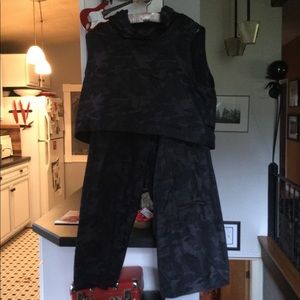 Sun Kim camo vest and pants